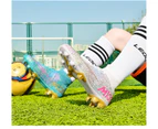 Spike artificial grass training shoes for adolescent students