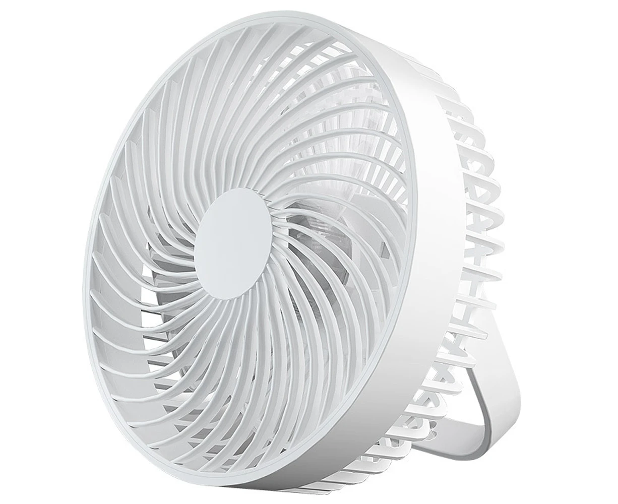 Compact Air Circulator Fan,White Charging Model