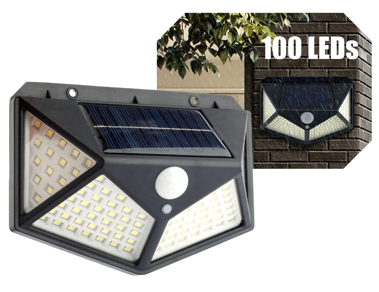 2-6pk Ultra 100 LED Solar Lights Garden Outdoor (Sydney Stock) Motion Sensor Lights Security Wall Flood Lights Waterproof