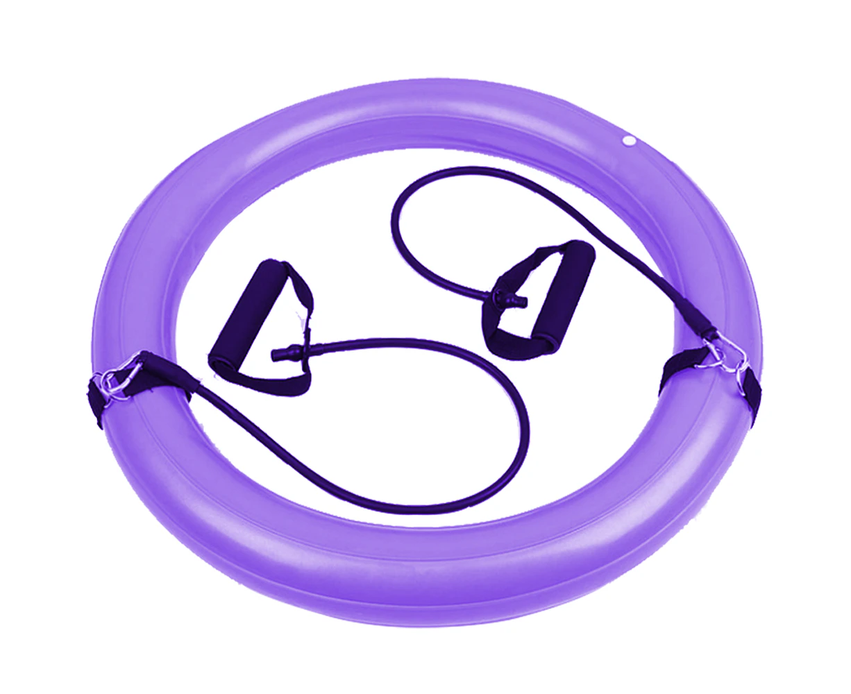 Yoga Ball Base Ring Fixed Base For Yoga,Pilates,Gym,Office And Home Exercise,Purple