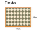 Checkerboard Tablecloth, Table Cloth Household Rectangular Decorative Tablecloth Homestay Cloth Art,Style2