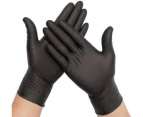 10 Pairs Black Nitrile Exam Gloves Powder & Latex Free