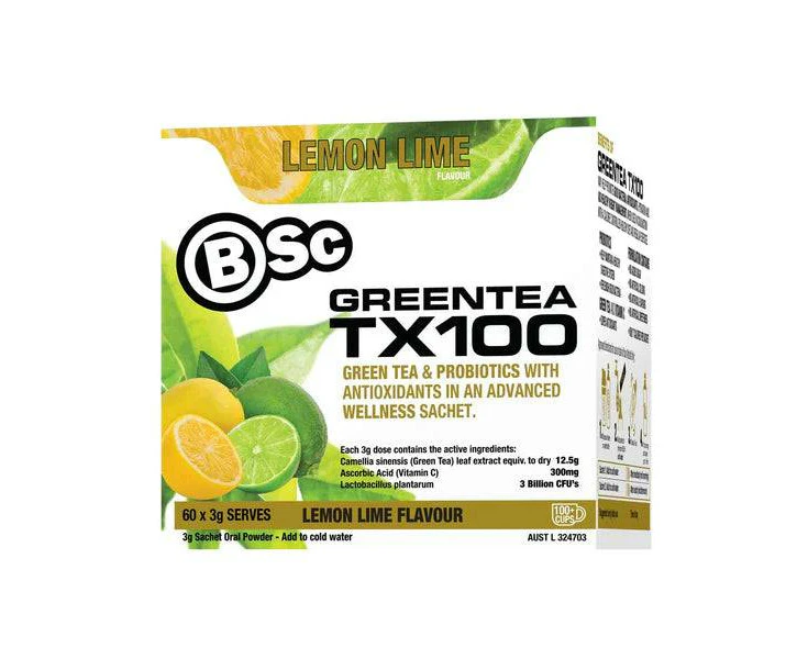 BSc | Green Tea TX100 By Bodyscience - Lemon Lime