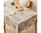 Cartoon Waterproof And Oil-Proof Tablecloth Children'S Table Cloth Rectangular Pvc Tablecloth,Style2