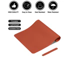 Mouse Pad and Leather Desk Pad,Eco Desk Mat,Double-Sided Desk Protector，Waterproof Keyboard pad ,Desk Mouse Pad for Office Home Gaming Decor