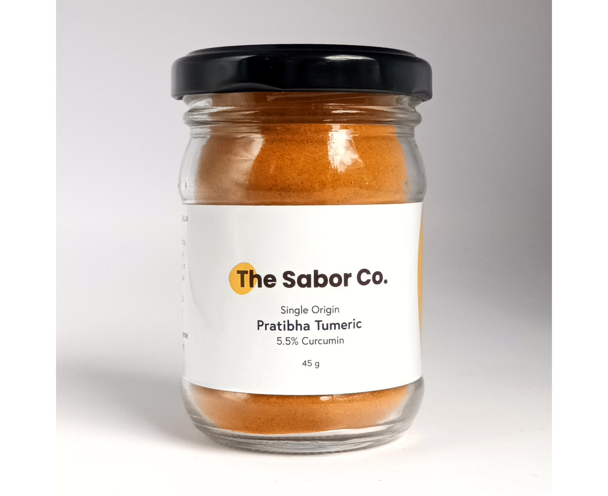 The Sabor Co. Single Origin Pratibha Turmeric 5.5% Curcumin 45g | Catch ...