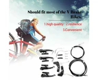 Bicycle V-Brake Kit HR and VR Complete Kit Including Brake Lever and Cable for BMX