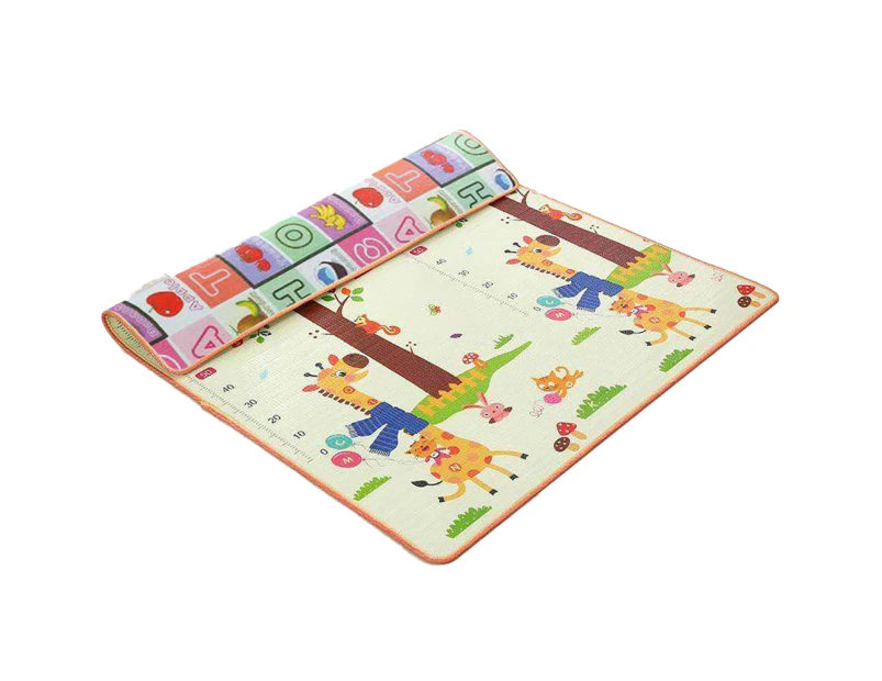 Baby Play Mat, Playmat Baby Crawling Mat for Floor Baby Mat Large, Plush Surface Foldable Non-Slip