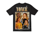 90s style unisex Beyonce tee T-shirt - Black