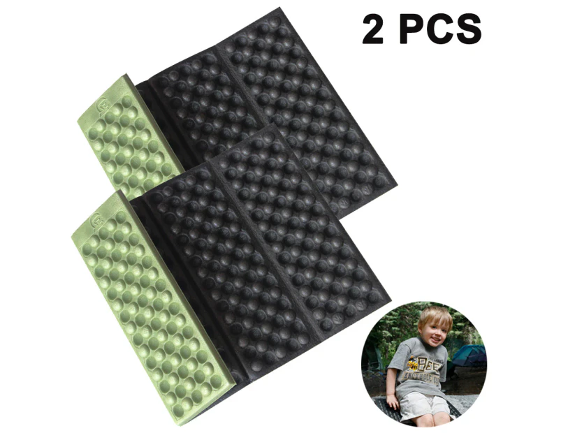 2 Pieces Foldable Seat Cushion Seat Mat Thermal Cushion Waterproof Insulated Cushion Mat for Outdoor Camping Picnic