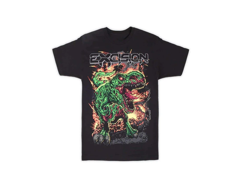 Excision ' Radioactive Rex' Unisex T-Shirt - Black