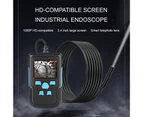 1080p Endoscope Strong Compatibility 3.9/5.5/8mm Lens Waterproof 2.4 inch Inspection Camera for Car - Black