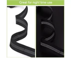 Double Dog Seat Belt, Double Pet Seat Belt Adjustable with Elastic Bungee and Reflective Strip No Tangle Seat Belt Splitter in Vehicle