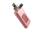 Micro Usb Stick Flash Disk Type-C Usb Flash Drive Otg Pen Drive For Iphone /Android/Tablet Pc Pink