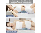 Lumbar Pillow Orthopedic Lumbar Spine Sleep Support Lumbar Support Bed Pillow for Sciatica Pregnancy Hip or Leg Pain