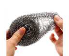 Steel Ball, 6 Pack Stainless Steel Sponges, Scrubbing Scouring Pad, Steel Wool Scrubber For Kitchens, Bathroom And More