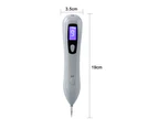 Electric Derma Pen, Mole Removal Pen Mole Removal With 9 Strength Levels, Mole Removal Led, Skin Tag Warts Remover For Body Face，White