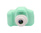 Centaurus Kids Camera High Resolution Educational Toy IPS Screen Cartoon 1080P Mini Video Camera for Daily Use-Green