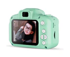 Centaurus Kids Camera High Resolution Educational Toy IPS Screen Cartoon 1080P Mini Video Camera for Daily Use-Green