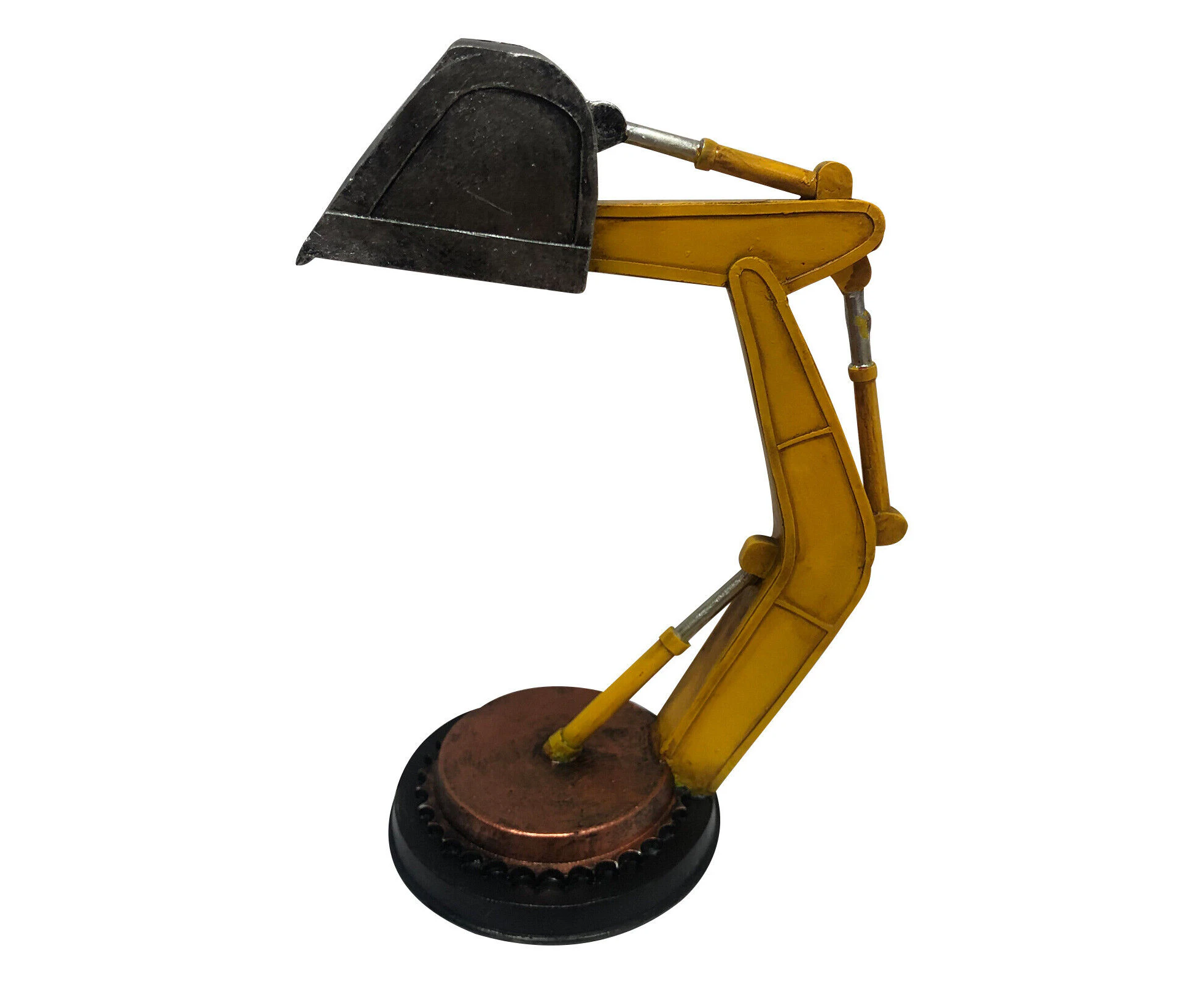 Child Desk Lamp Bedroom LED Digger Movable Excavator Night Light-Battery Charge