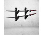 Sword Holder Exquisite Anti-dust Acrylic Samurai Sword Display Stand for Home Decor-Black - Black