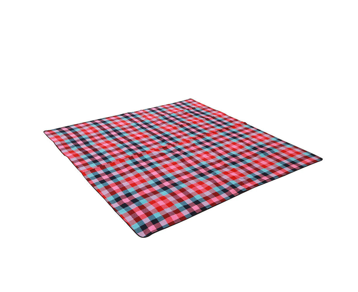 3X3m Extra Large Picnic Blanket Cashmere Rug Waterproof Mat Camping Outdoor