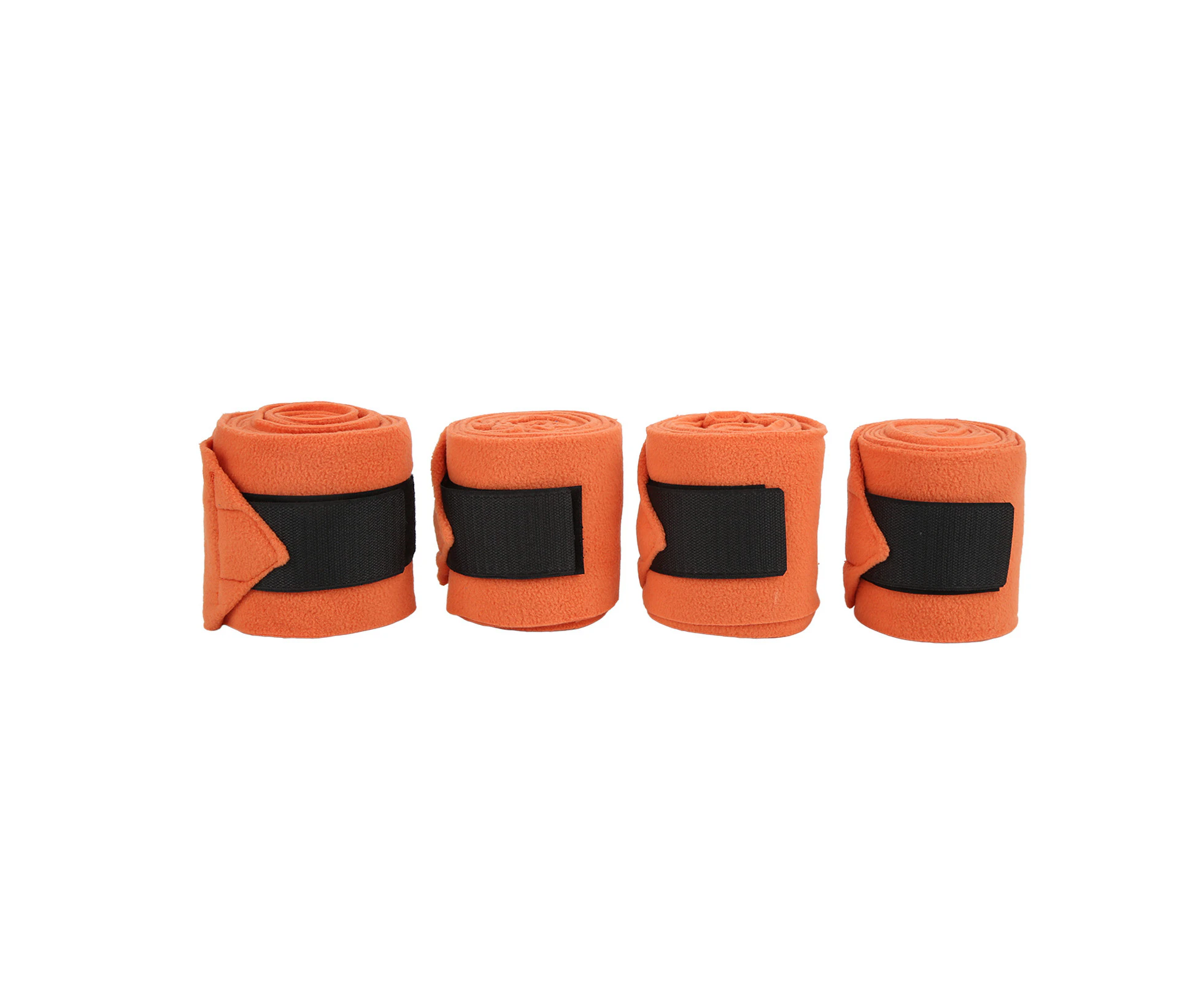 4Pcs Horse Leg Wrap Self Adhesive Double Sided Fleece Horse Leg Bandages For Training Exercisingorange