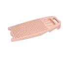 Large Washboard Household Laundry Board High Toughness Board, Pink - Pink