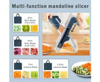 2 Pack Multifunctional Kitchen Vegetable Slicer Food Chopper