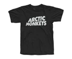 Arctic Monkeys 'CLASSIC LOGO' BLACK T-SHIRT - Black