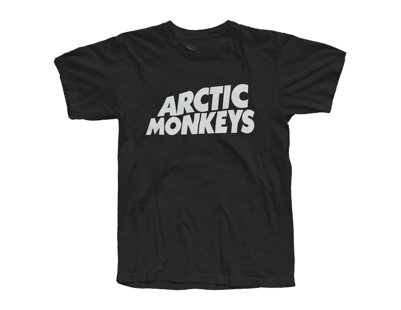 Arctic Monkeys 'CLASSIC LOGO' BLACK T-SHIRT - Black