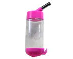 500ml Pet Small Dog Cat Hanging Water Bottle Dispenser Fountain Drinking Feeder-Random Color