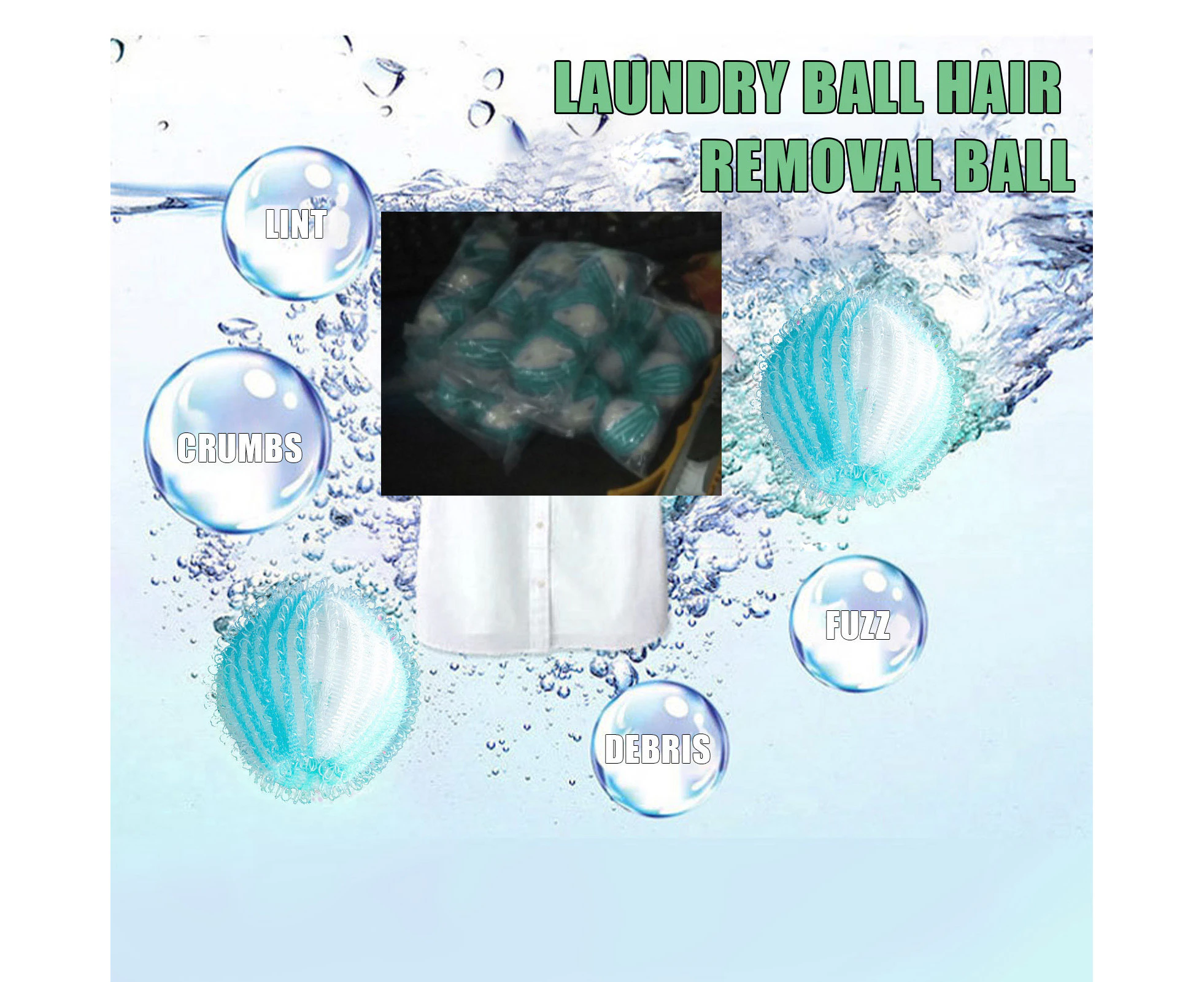 Pet Hair Remover for Laundry, 8PCS Dog Hair Laundry Catcher Reusable Washer Machine, Animal Hair Lint Collector Washing Balls for Bedding, Clothes Cleaning