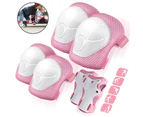 Knee Pads, Kids Knee Pads Elbow Pads Guards For Skating Cycling Bike Rollerblading Scooter - Pink