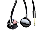 Earphone In-ear Gaming Noise Isolating Gaming Earbuds Deep Bass Earphones for Tablets Black