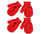 Toddler Knitted Mittens Stretch Gloves Winter,style1