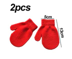 Toddler Knitted Mittens Stretch Gloves Winter,style1