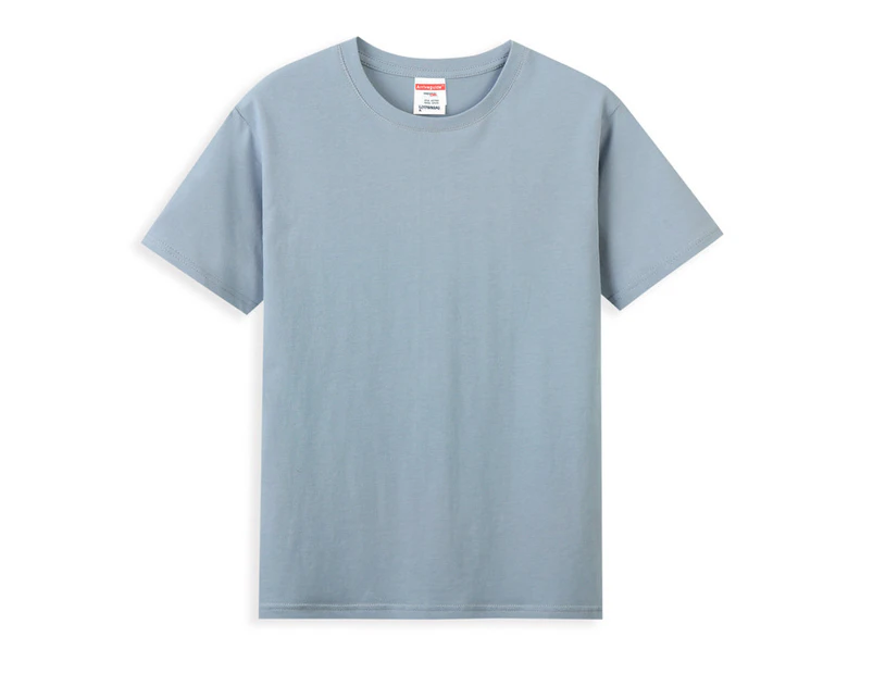 Men'S Short-Sleeve Crewneck 100% Organic Cotton T-Shirt,Blue