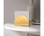 Triangle Napkin Holder Stainless Steel Tissue Holder Tissue Holder Organizer Gold Napkin Holders,Semicircle