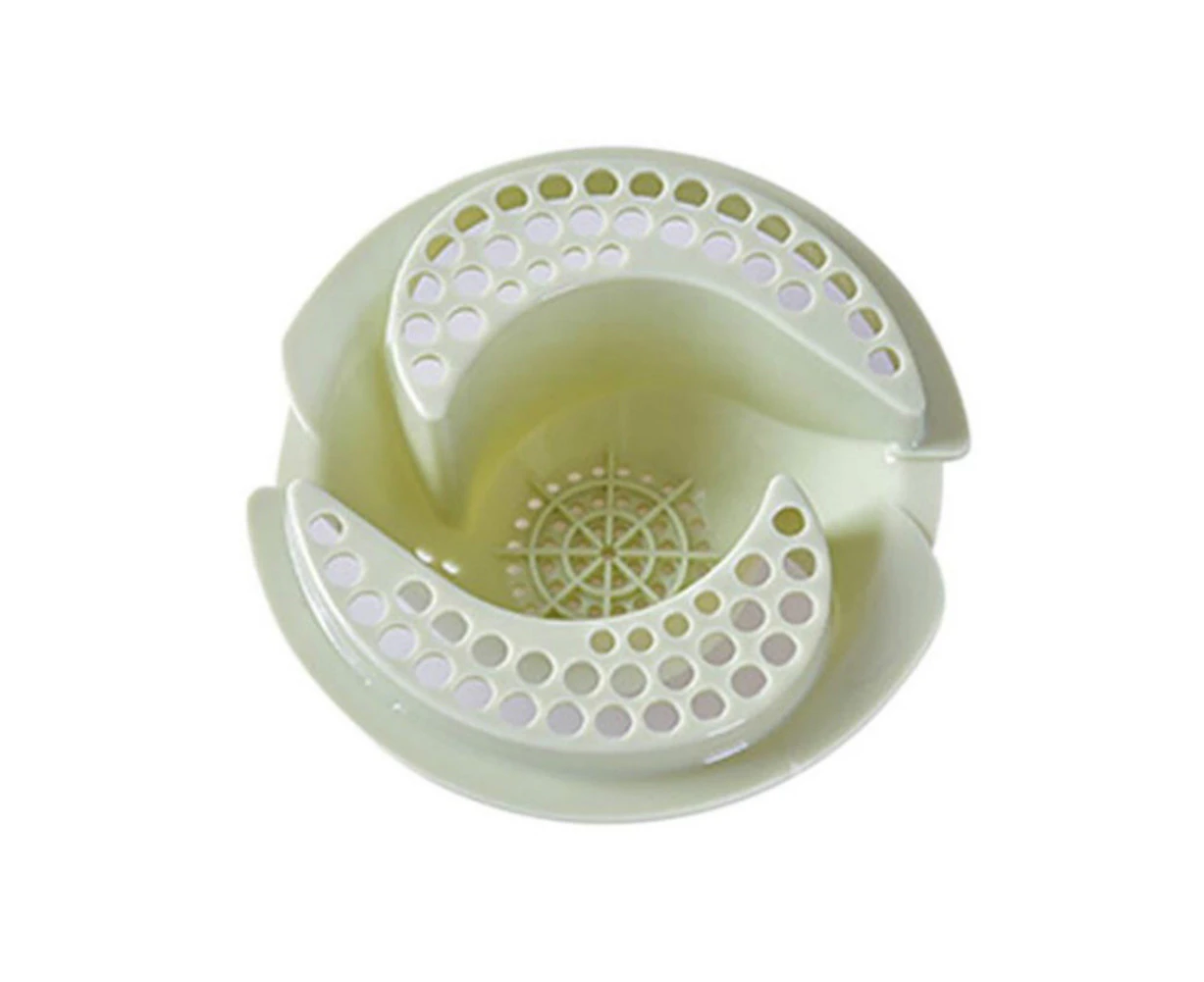 Round Sink Filter Drain Sewer Debris Filter Net Kitchen Bathroom Accessories - Green