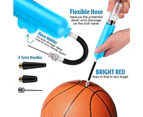 Ball Pump, Basketball Pump, Football Pump, Ball Air Pump,Yoga Ball Pump, Inflatable Hand Pump, Sports Ball Pump-blue