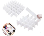 16 pieces white Plastic Grid Drawer Dividers- drawer dividers drawer grid compartment dividers16 pieces of drawer dividers