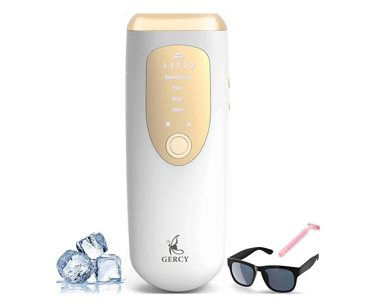 Laser Hair Removal for Women Permanent, Painless at-Home IPL Hair Removal Device Upgraded to 999,999 Flashes, 5 Level Energy Adjustable & 6 Flash Modes