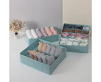 3Pcs Home Houseware Underwear Socks Organizer Drawer Divider Storage Box Case - Grey