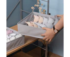 3Pcs Home Houseware Underwear Socks Organizer Drawer Divider Storage Box Case - Grey