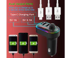 Car Bluetooth Fm Transmitter, Bluetooth 5.0 Car Adapter, Wireless Radio, Car Receiver Adapter Kit, Hands-Free Call