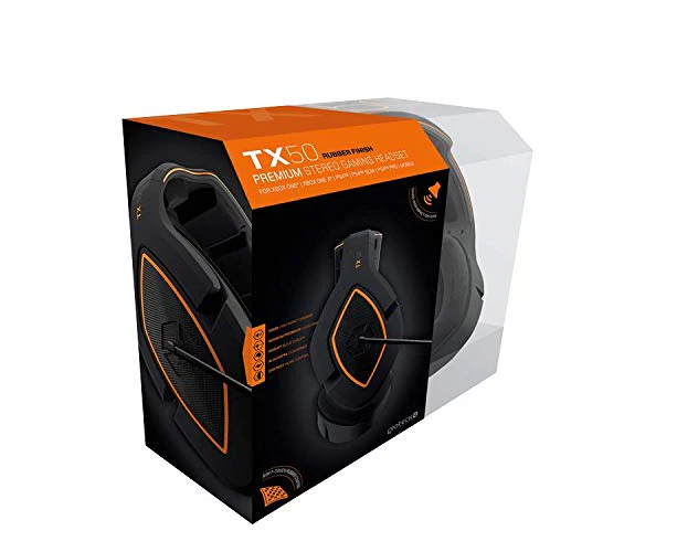 Headset Gioteck Tx-50 Black Multiplatforma Orange