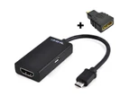 S2 MHL Micro USB to 1080P HDMI-compatible Adapter Converter for Android Samsung Huawei