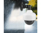 Solar Power Dummy Fake Security CCTV Camera LED Light Surveillance Outdoor - Split Solar Panel