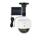 Solar Power Dummy Fake Security CCTV Camera LED Light Surveillance Outdoor - Split Solar Panel